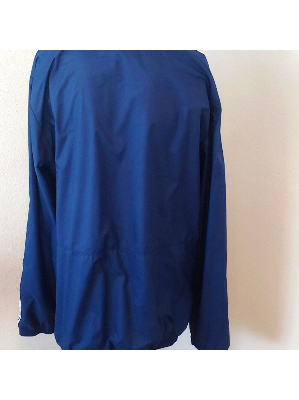 Adidas Men's Lightweight Windbreaker, Navy-Large - Picture 4 of 14